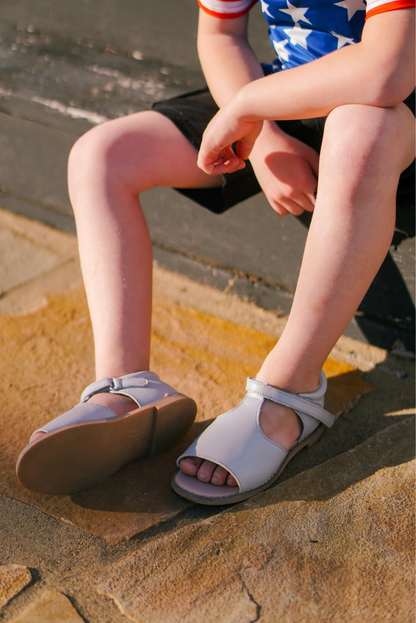 [Gray] Peep Toe Sandals