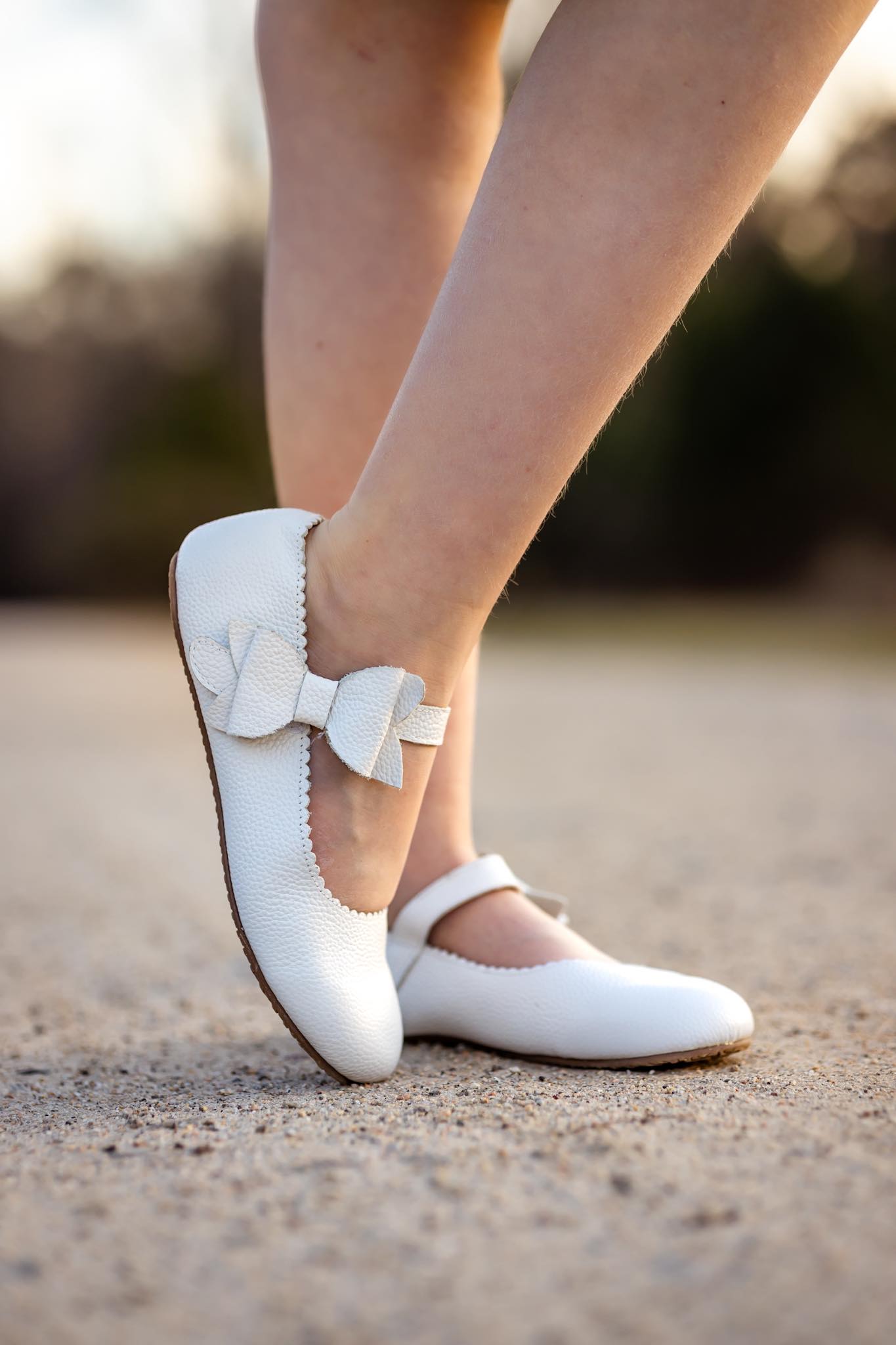 [White] Side Bow Ballet