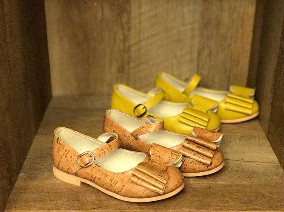 [Original Yellow] Bow Shoes