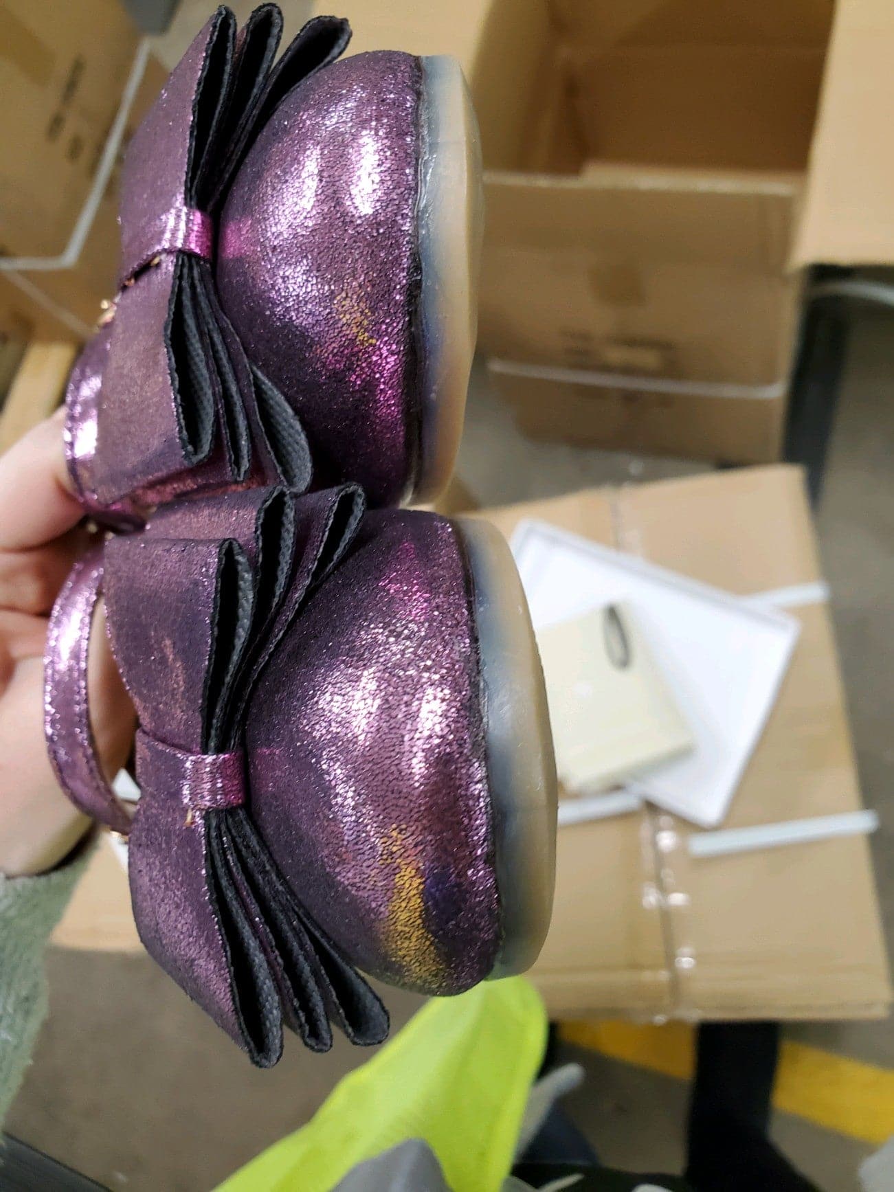 [Eggplant Shimmer] Bow Shoes
