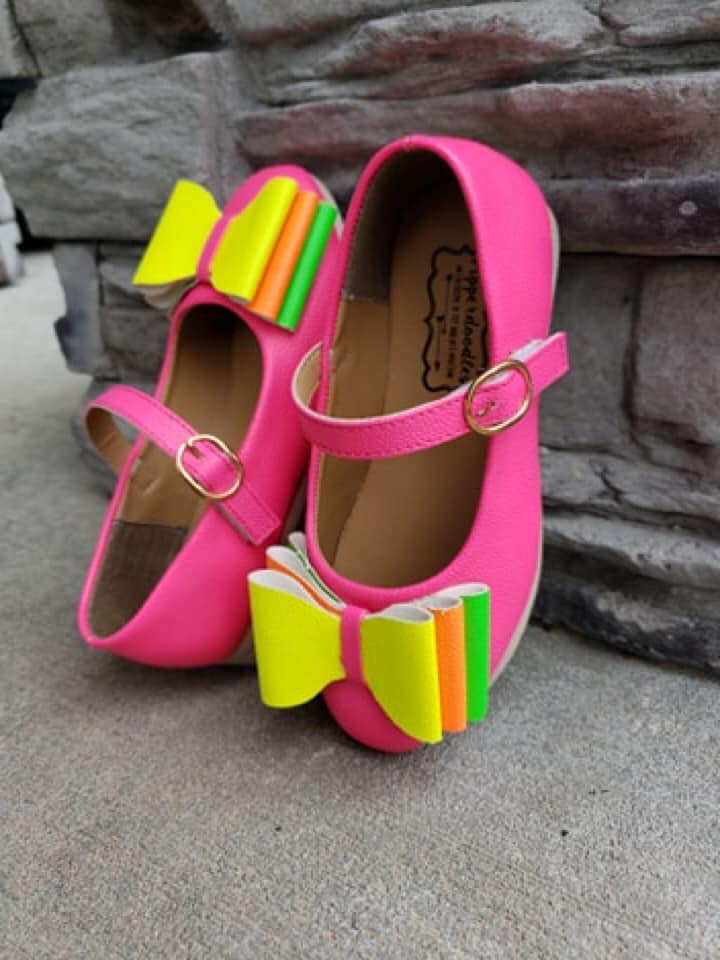 [Neon Lights] Bow Shoes