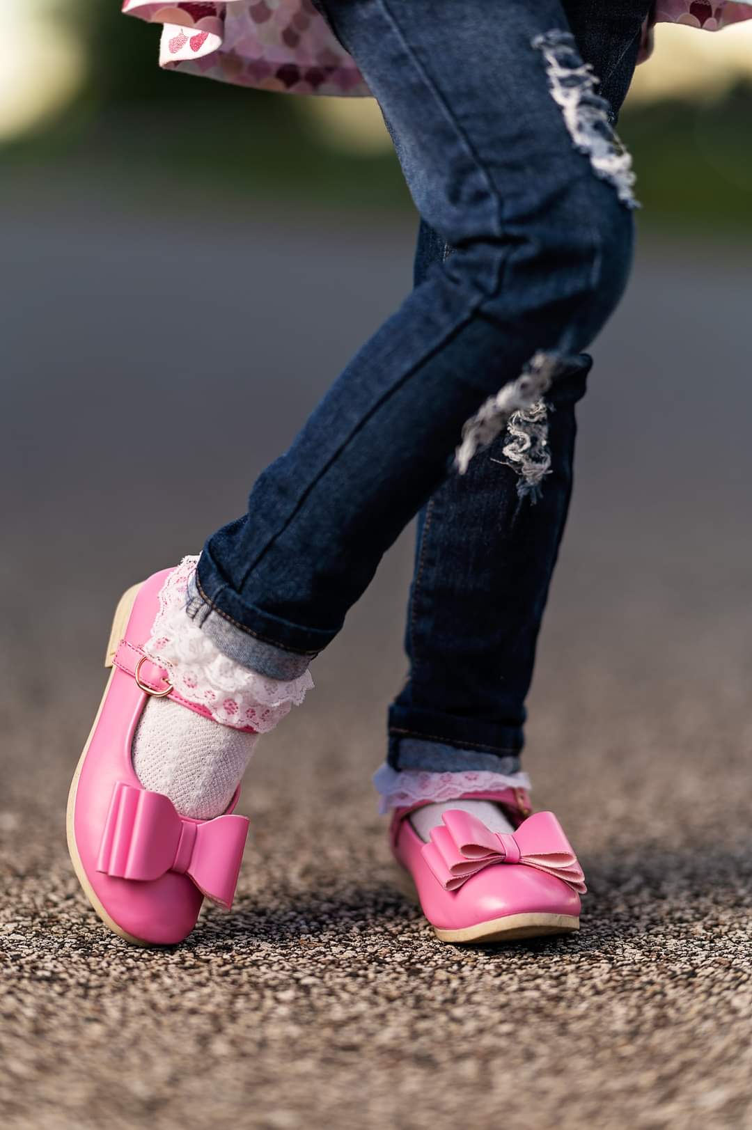 [Bubblegum Pink] Bow Shoes