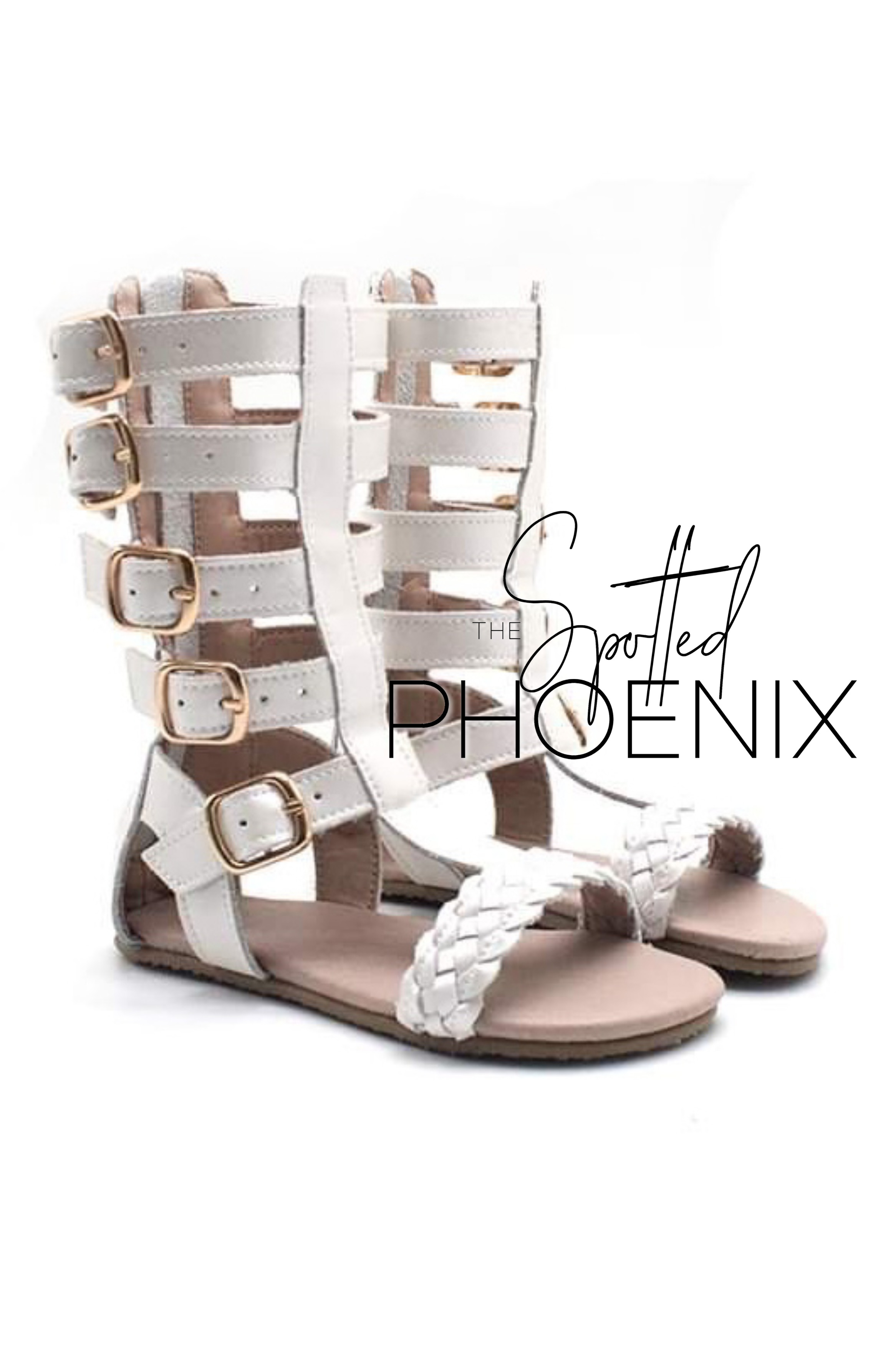 [White] Gladiator Sandals