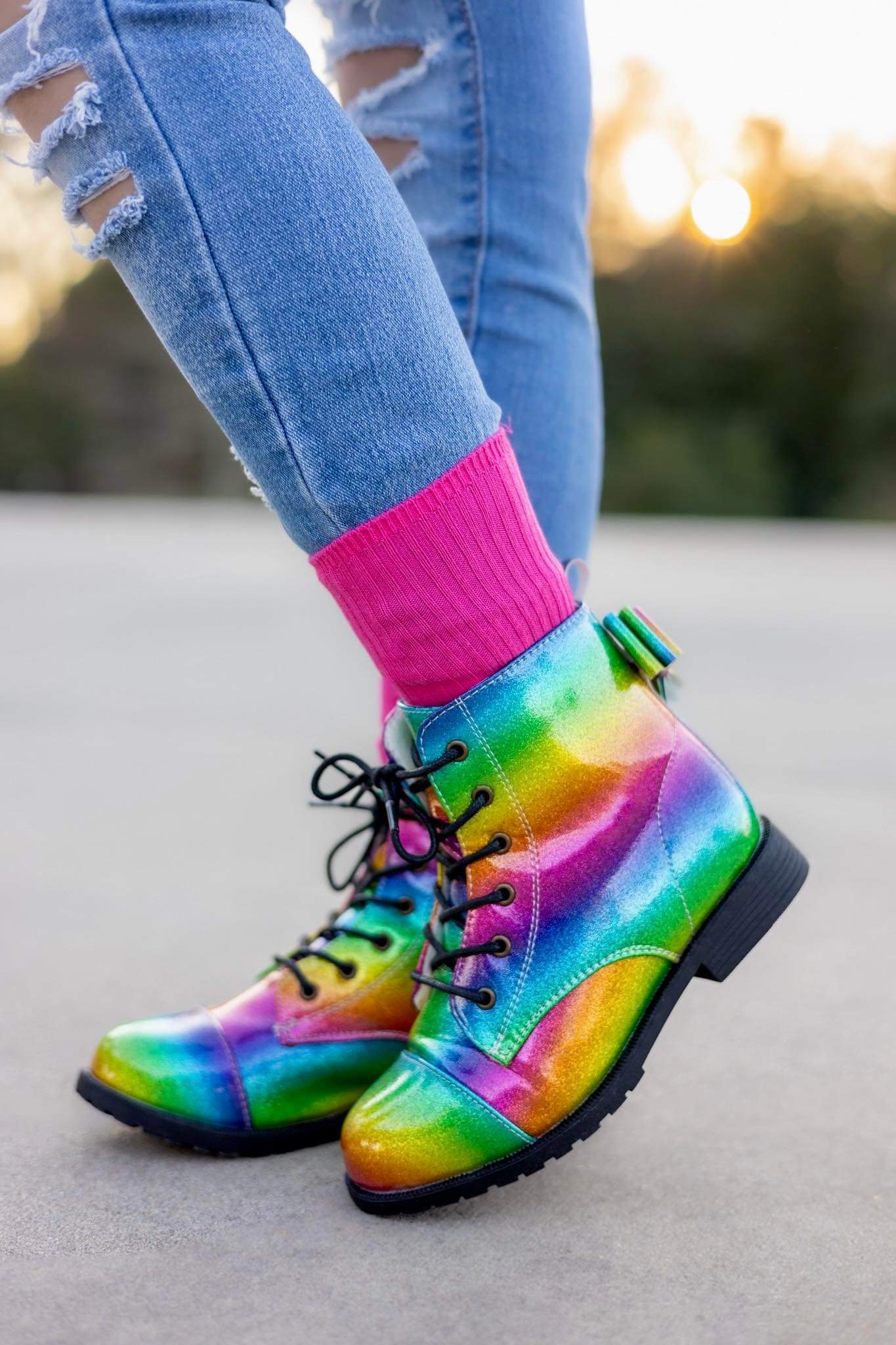 [Rainbow] Boots