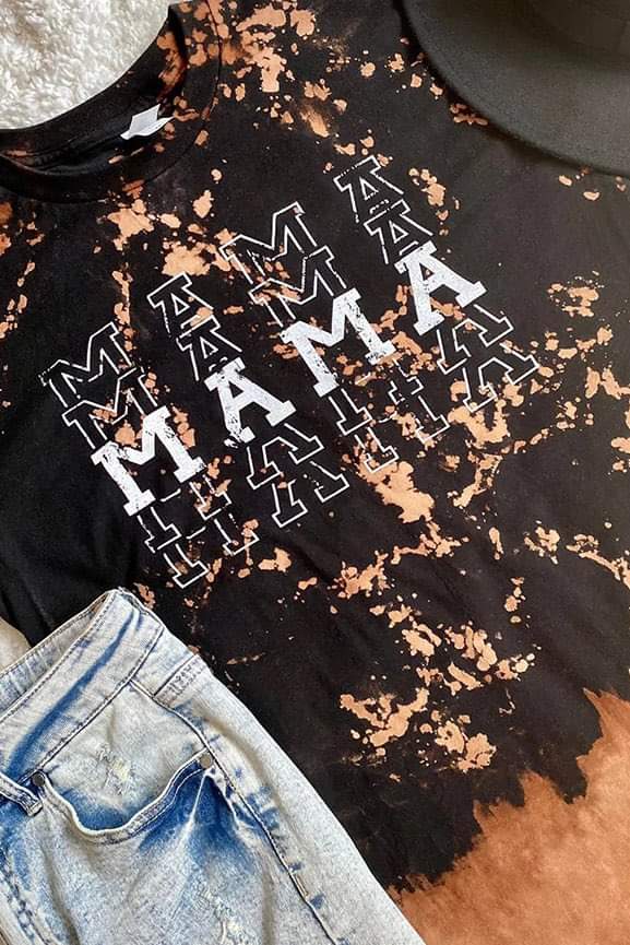 [MAMA Stacked] Hand Bleached Tee Shirt
