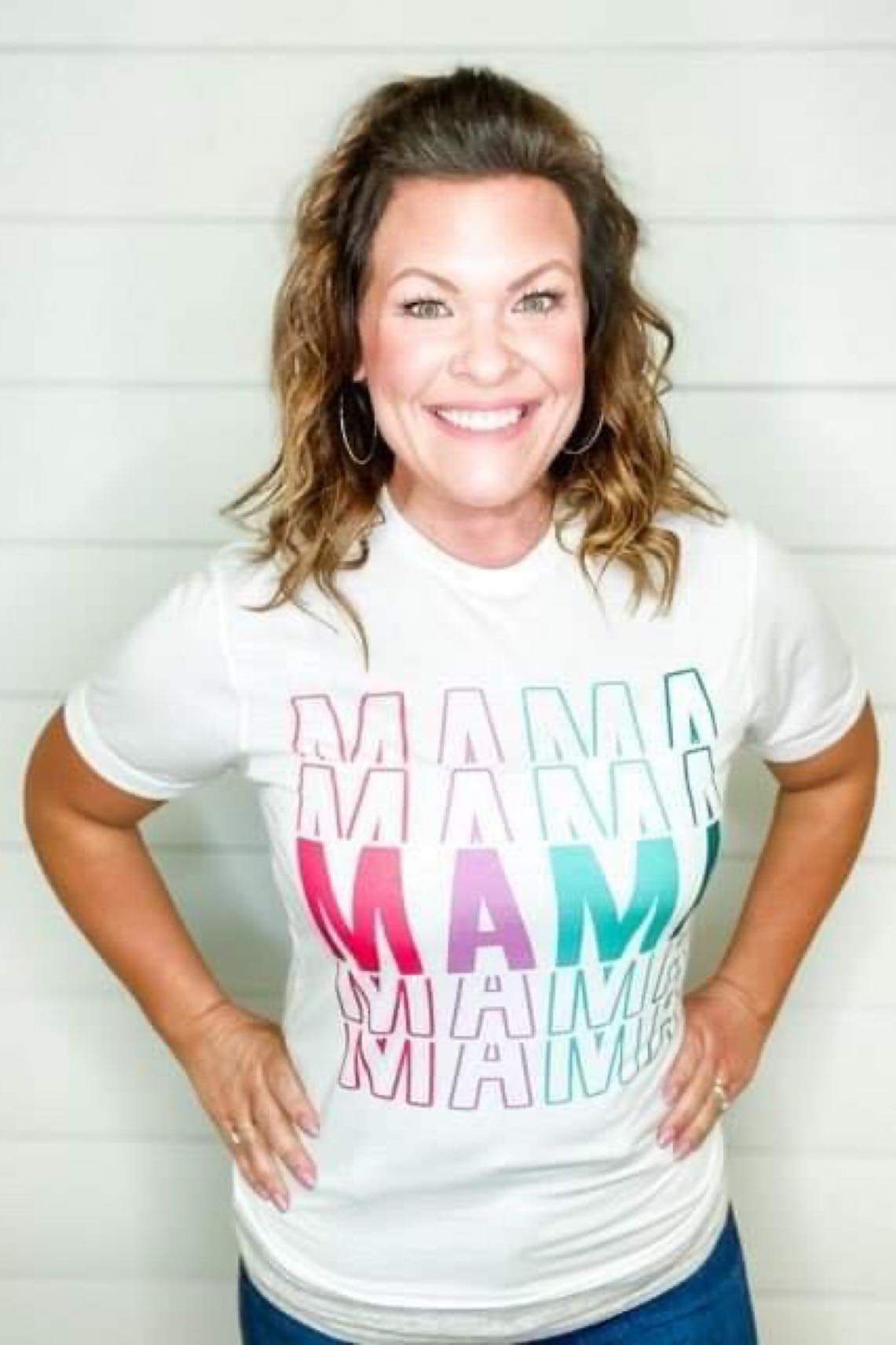 [MAMA Stacked Ombre] Tee Shirt