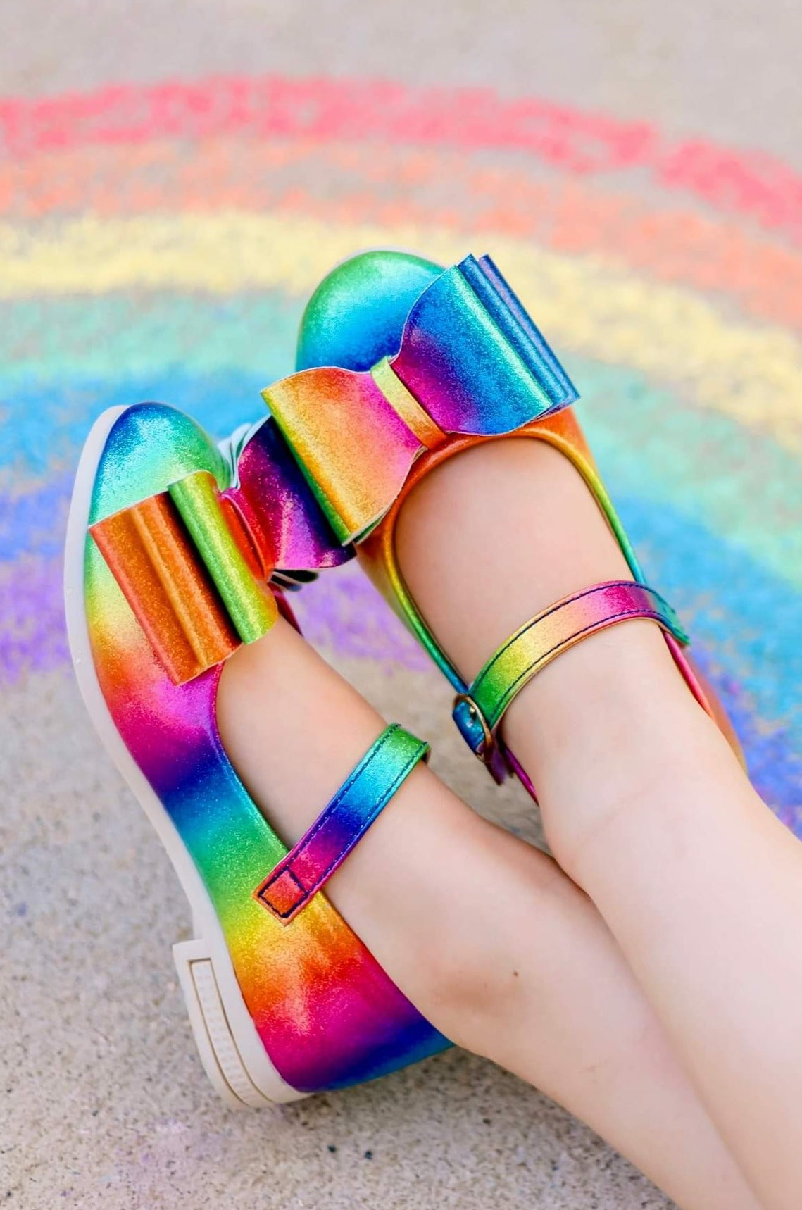 [Rainbow] Bow Shoes