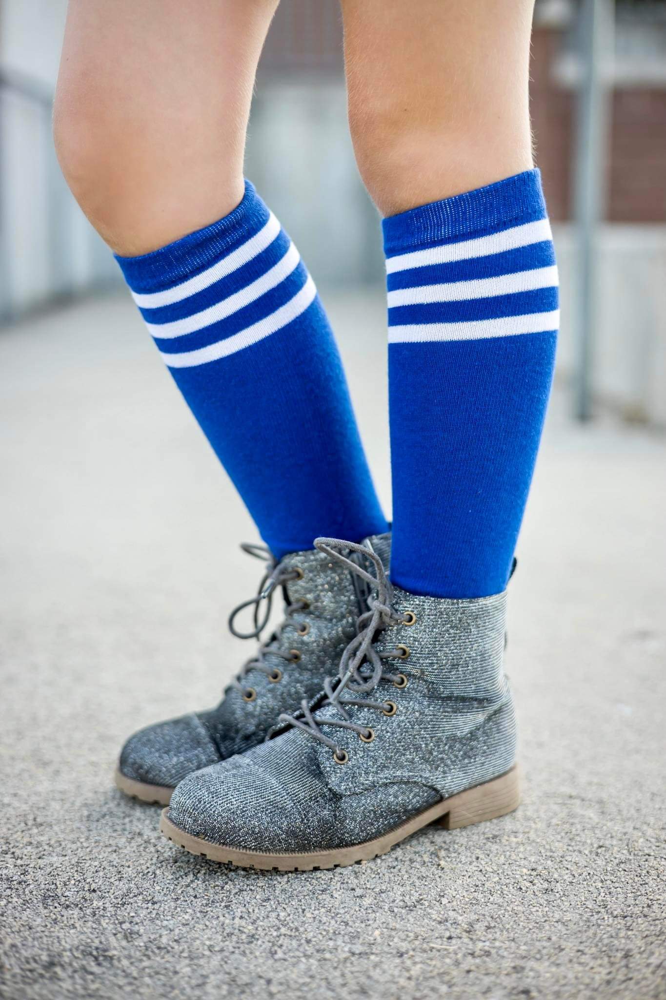 [Blue] Baseball Socks