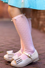 Load image into Gallery viewer, [Beige Shimmer 2.0] FLAWED Bow Shoes
