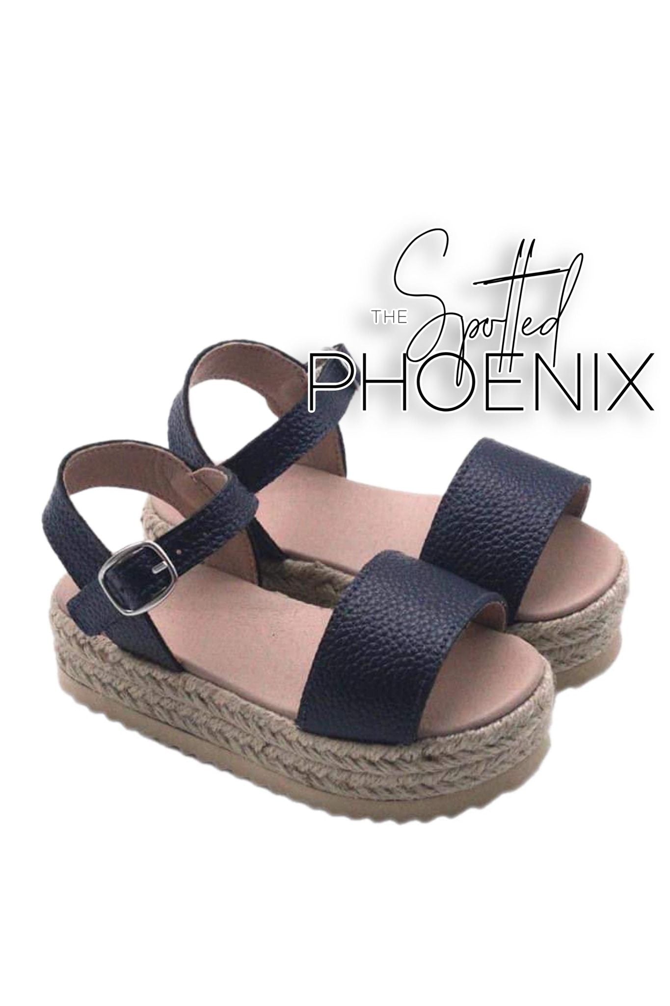 [Black] Espadrille Sandals