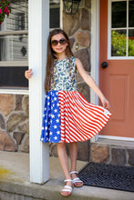 Load image into Gallery viewer, [Camo + Stripes] Twirl Dress
