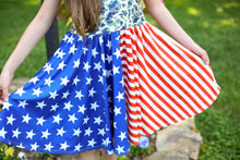 Load image into Gallery viewer, [Camo + Stripes] Twirl Dress
