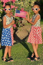 Load image into Gallery viewer, [Camo + Stripes] Twirl Dress
