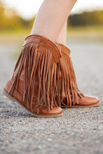Load image into Gallery viewer, [Camel] Fringe Cowboy Boots
