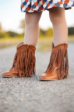 Load image into Gallery viewer, [Camel] Fringe Cowboy Boots
