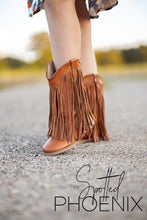 Load image into Gallery viewer, [Camel] Fringe Cowboy Boots
