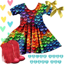 Load image into Gallery viewer, [Color Your Heart Out] Twirl Dress
