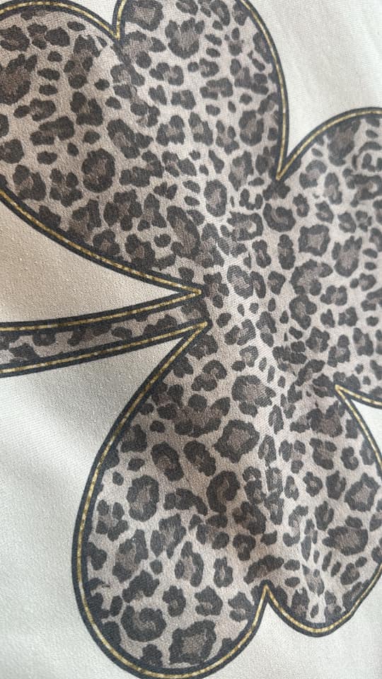 [Leopard Shamrock] Sublimation Sweatshirt