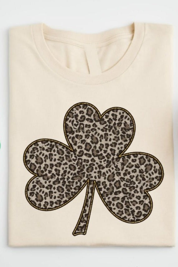 [Leopard Shamrock] Sublimation Sweatshirt