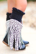Load image into Gallery viewer, [B + W Dot Fringe] Cowboy Boots
