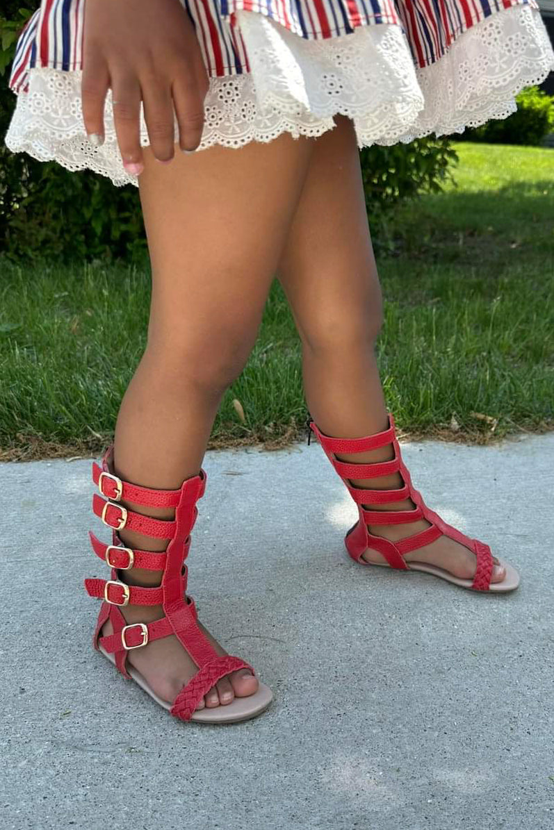 Red [Gladiator] Sandals
