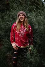 Load image into Gallery viewer, [Holly Jolly] Bleached Sweatshirt
