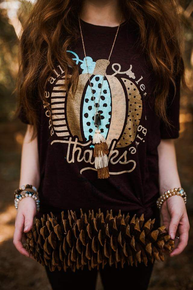 [Above All Give Thanks] Acid Washed Tee