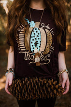 Load image into Gallery viewer, [Above All Give Thanks] Acid Washed Tee
