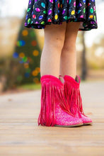 Load image into Gallery viewer, [Bright Pink] Fringe Cowboy Boots
