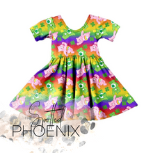 Load image into Gallery viewer, [Good Luck + Cheers] Twirl Dress
