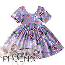Load image into Gallery viewer, [Thing 1 Thing 2] Twirl Dress
