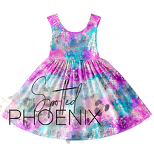 Load image into Gallery viewer, [Pop Star]Twirl Dress w/ Faux Glitter
