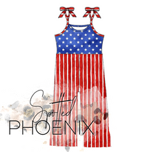 Load image into Gallery viewer, [The Bombshell] Tea Length Romper w/ Tie Strap
