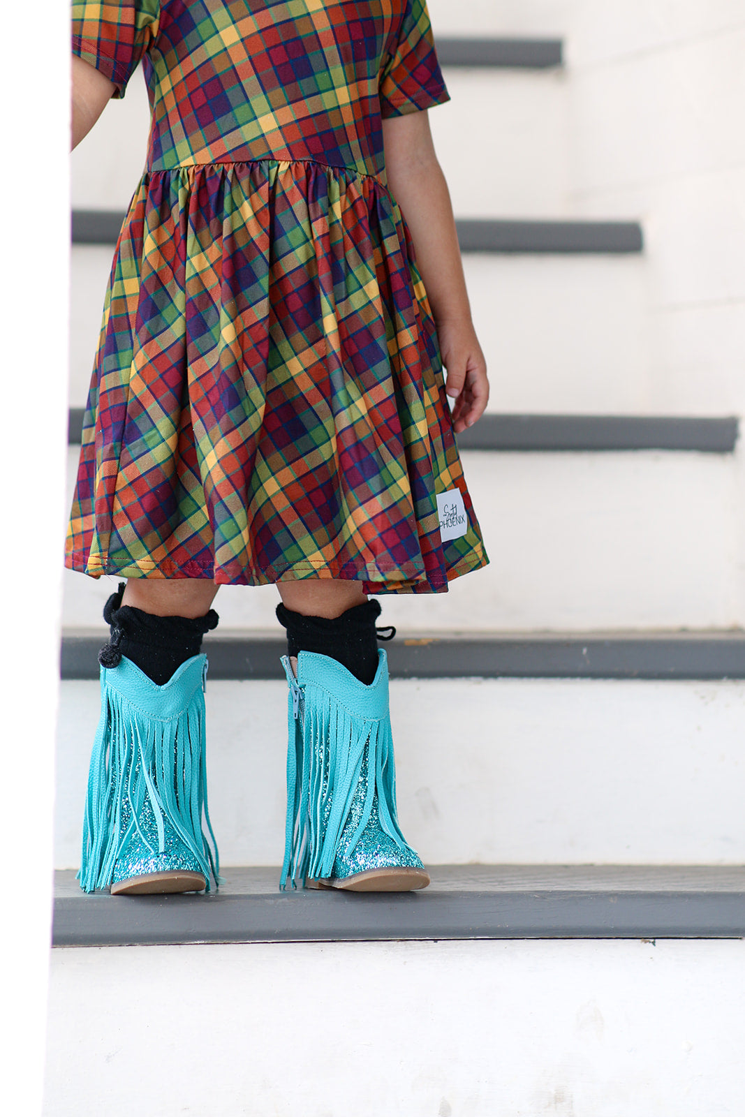 [Turquoise] Cowboy Boots