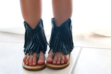 Load image into Gallery viewer, [Black] Fringe Sandals
