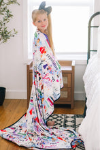 Load image into Gallery viewer, [Rainbow Swiftie Collage] T. Swift Eras Blanket
