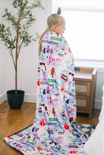 Load image into Gallery viewer, [Rainbow Swiftie Collage] T. Swift Eras Blanket
