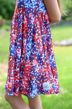 Load image into Gallery viewer, [Celebration] Faux Glitter Twirl Dress
