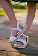 Load image into Gallery viewer, [White] Espadrille Sandals

