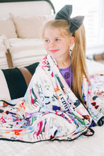 Load image into Gallery viewer, [Rainbow Swiftie Collage] T. Swift Eras Blanket
