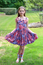 Load image into Gallery viewer, [Celebration] Faux Glitter Twirl Dress
