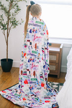 Load image into Gallery viewer, [Rainbow Swiftie Collage] T. Swift Eras Blanket
