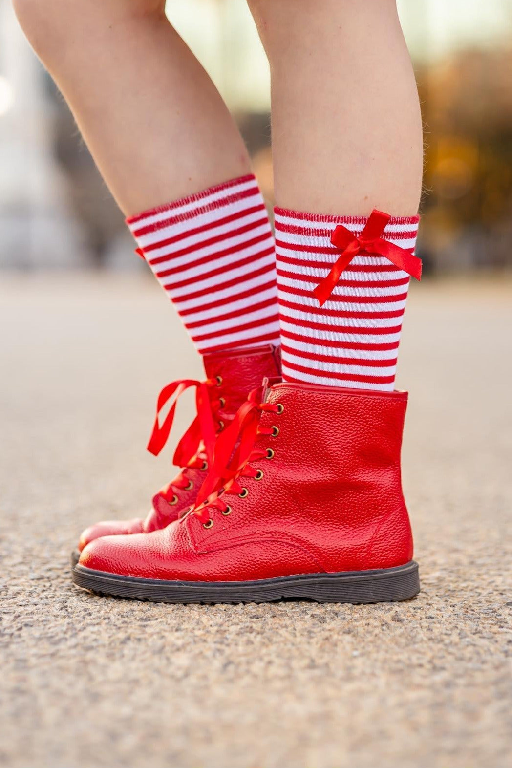 [Red] Combat Boots