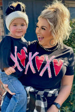 Load image into Gallery viewer, [XOXO] MAMA + MINI Black Tee Shirt
