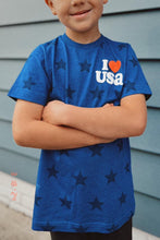 Load image into Gallery viewer, [I LOVE USA] Youth Star Tee Shirt
