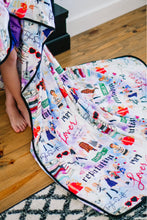 Load image into Gallery viewer, [Rainbow Swiftie Collage] T. Swift Eras Blanket
