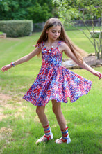 Load image into Gallery viewer, [Celebration] Faux Glitter Twirl Dress
