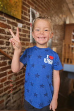 Load image into Gallery viewer, [I LOVE USA] Youth Star Tee Shirt
