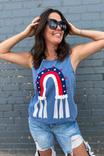 Load image into Gallery viewer, [RWB Rainbow Tassle] Tank Top
