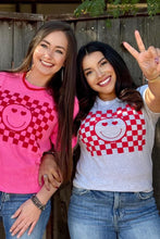 Load image into Gallery viewer, [Heart Eyes] Hot Pink Checker w/ Puff Ink
